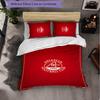 Biancheria da letto a tema Aberdeen FC Set 3 Pezzi Copripiumino Biancheria da letto Decorativa Per Stanza Adolescenti Decorazione Casa