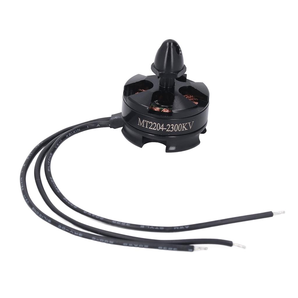 RC FPV Drone Brushless Motor Maximum Thrust 420g MT2204 2300KV for QAV 180 210 250 Black