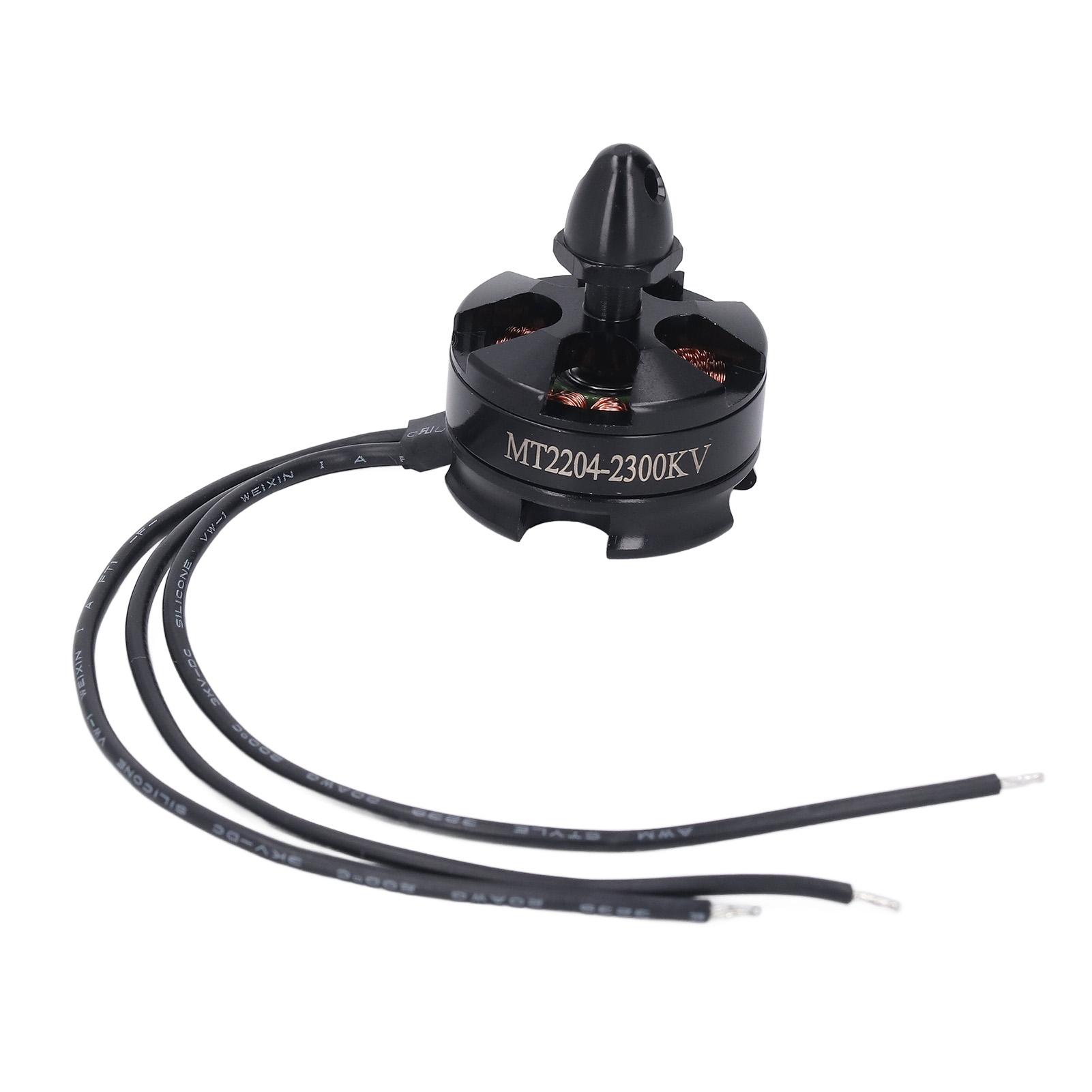 

RC FPV Drone Brushless Motor Maximum Thrust 420g MT2204 2300KV for QAV 180 210 250 Black