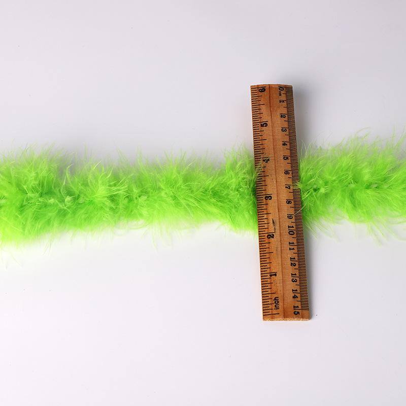 Feather Fleece 2 Meters Turkey Fleece Feather Strip, Flat Fleece Strip, Cartoon Wedding Feather Strip