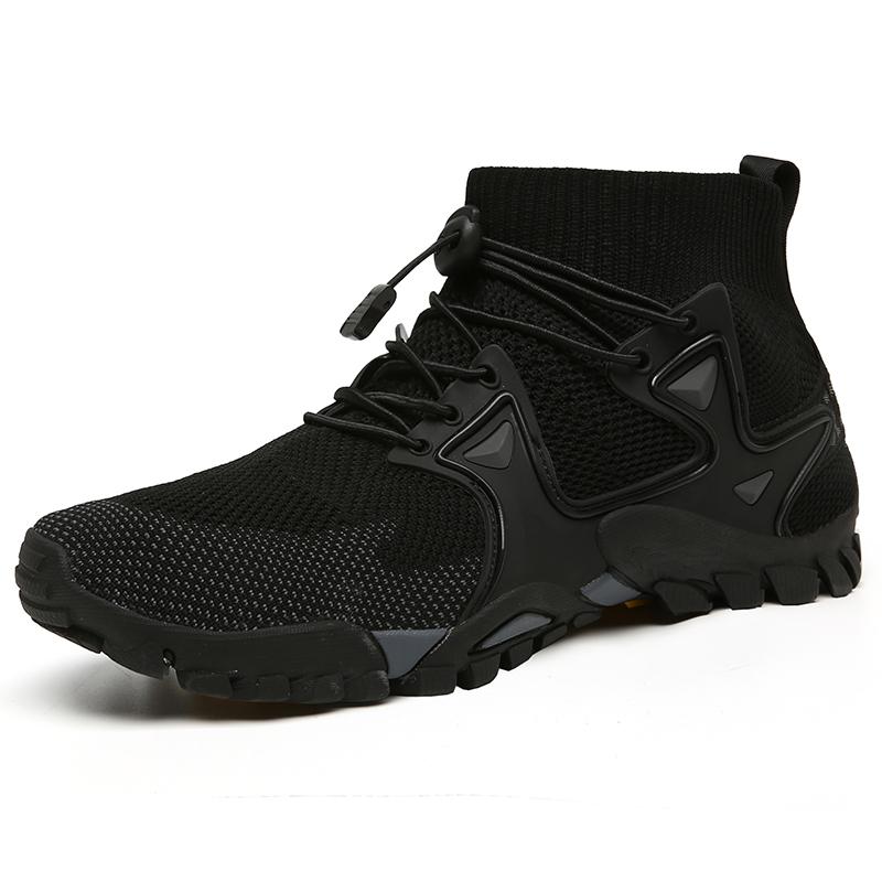 Summer New Outdoor Men Mesh Hiking Boots Breathable Light Cool Women Hiking Sneakers Fishing Shoes Trekking Walking Boot Size 48