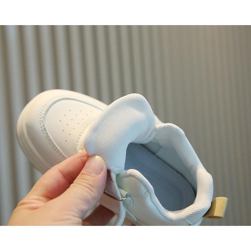 Children's Sports Shoes - New Spring/Autumn Arrival, High-Top White Sneakers for Girls, Casual Skate Shoes for Boys, Soft-Soled Shoes for Toddlers