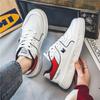 Men's Shoes 2024 New Spring Thick Bottom Non-slip Casual Small White Board Shoes Leather Waterproof Sneakers
