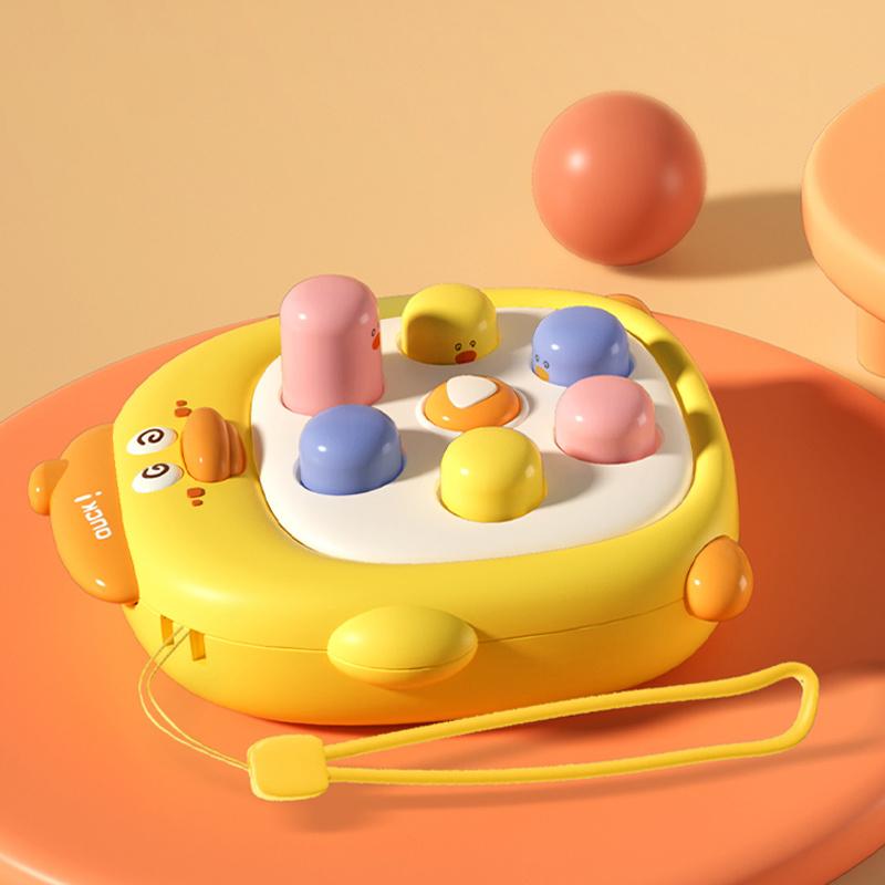 

Montessori Cartoon Whack-A-Mole Baby Knocking Toys Portable Child Decompression Educational Birthday Gift Animal Theme Board
