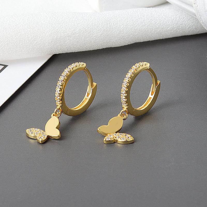 Lindon Copper Alloy Zircon Earrings Drop Earrings For Women Wedding Party Gifts