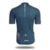 Morethan Cycling Jersey Men's (Size M/Steel Blue/Short Sleeve/Spring/Summer) (UV Protection/Lightweight/Quick-Drying/With Pockets) HVP-016