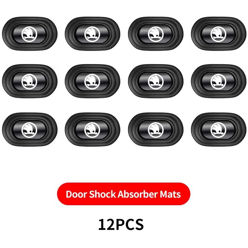 Car Stickers Door Shock Pad Anti Collision Silicone Cover for Skoda Superb 3 Fabia Kamiq Kodiaq Karoq Octavia Citigo Yeti Rapid EK6