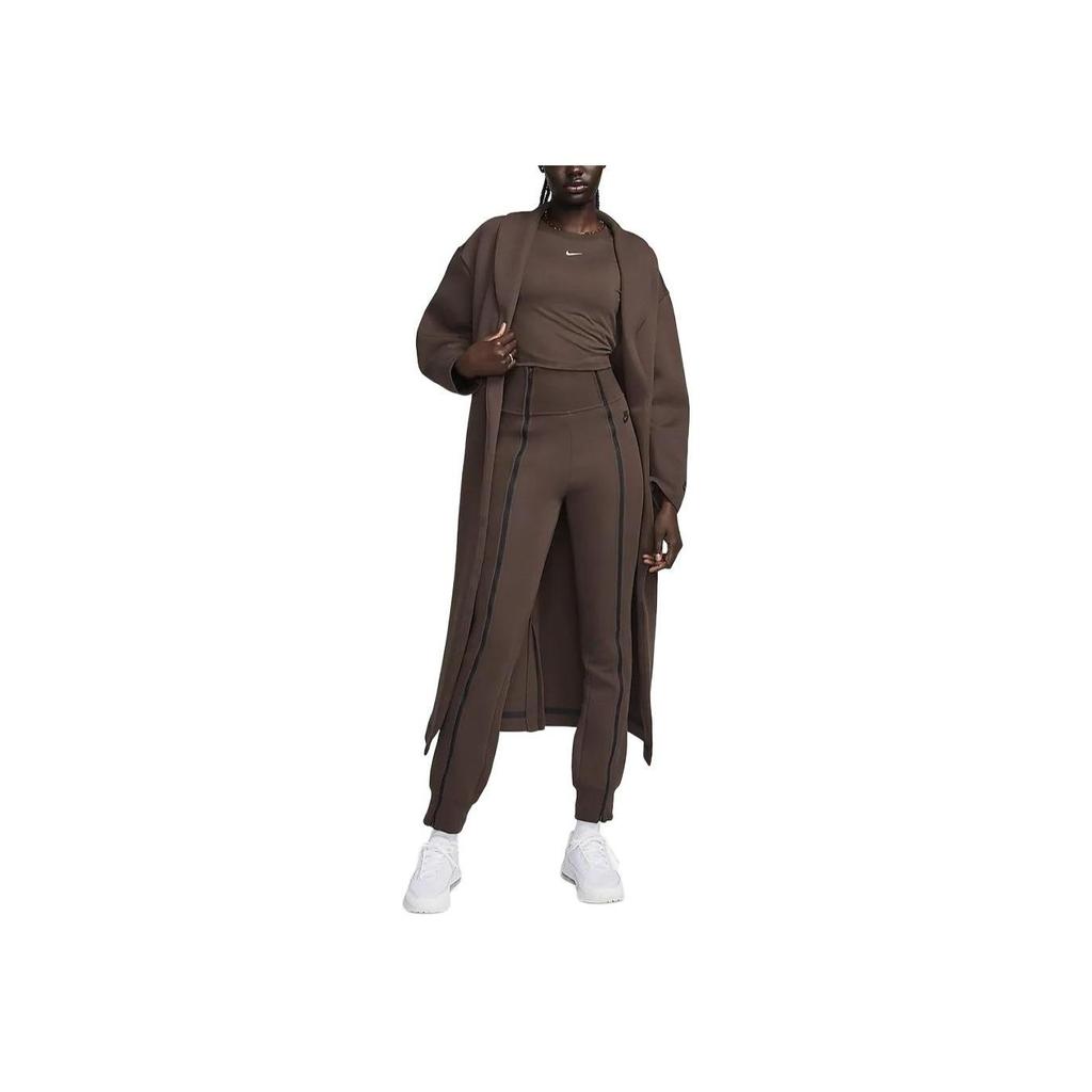 Nike Sportswear Tech Fleece Solid Color Loose Casual Windbreaker Women Outerwear Baroque-Brown FQ2603-237