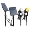 Outdoor Solar Spot Light with Stake 270-Degree Adjustable Super Bright IP65 Waterproof Auto
