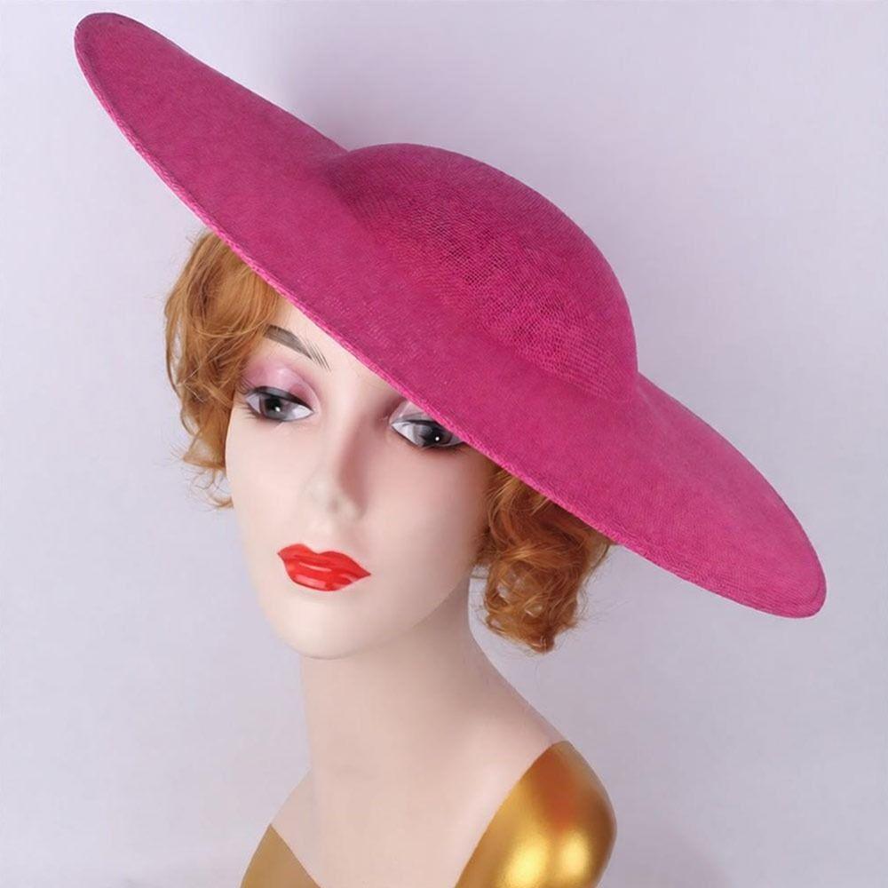 Nuovo Fascinator da 40 cm Base Grande Fai da te Copricapo da Matrimonio da Donna con Clip Accessori per Capelli Cappello per Berretto Forniture