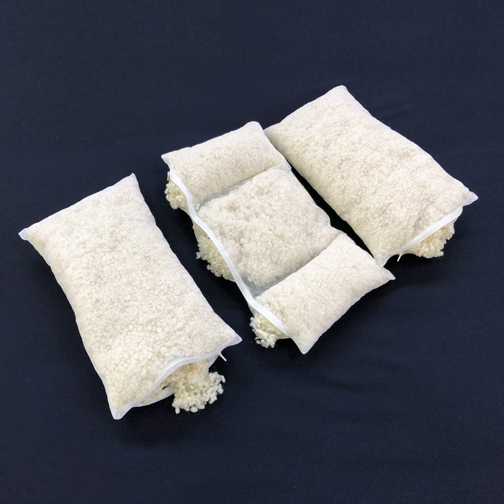 British Wool Pillow, 5 Units, Washable Wool Pillow, 43 X 63cm, WP105