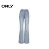 ONLY Women's High-Waisted Flared Cropped Jeans