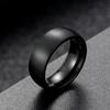 Charm Couple Rings For Women Black Rhinestones Rings Set Trendy Men Stainless Steel Ring Fashion Wedding Jewelry For Lover Gifts