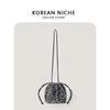Fashion Trend Sequined Shoulder Bag Women's Bag New Niche Shiny High-end Feeling Drawstring Crossbody Bag Women