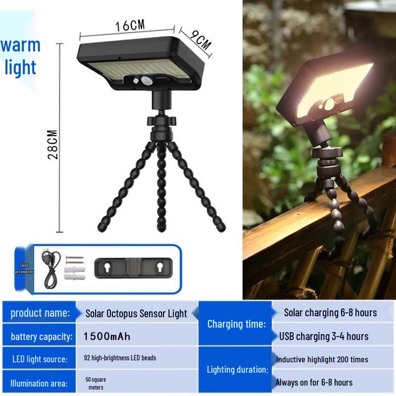 

Octopus Solar Motion Sensor Outdoor Light