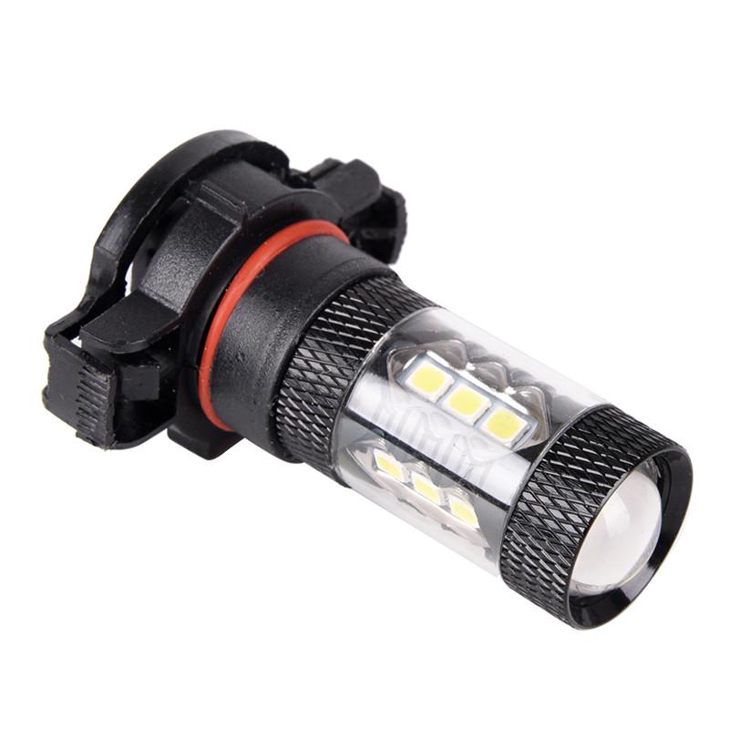 2X Psx24W H16 5202 Super White 160W Led 144 Smd Bulb Fog Light Driving Lamp Drl