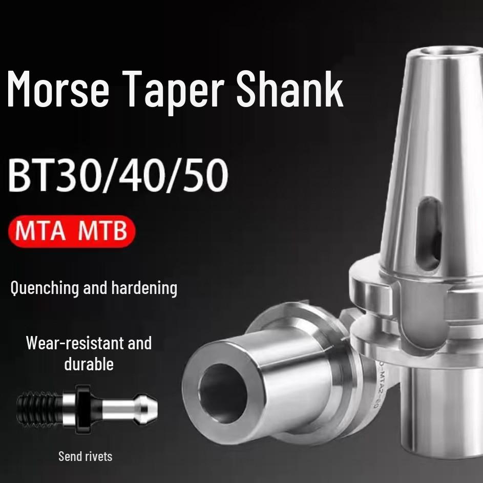 High-Precision SK40-MTA Morse Taper Flat Tail Milling Cutter Shank CNC Tool Holder