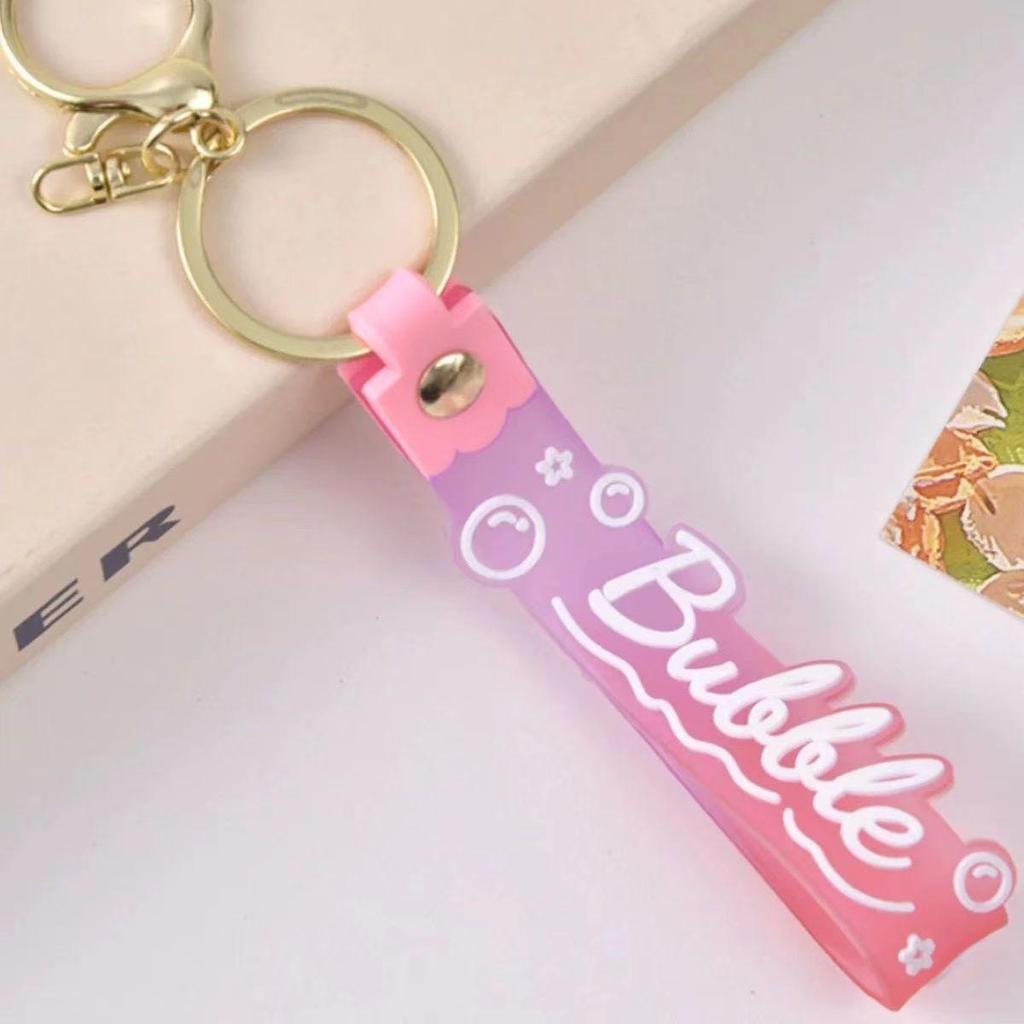 Gradientowy Kreskówkowy Skórzany Brelok Zawieszka