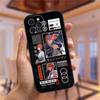 Japānas karikatūra Anime motorzāģa vīrieša tālruņa korpuss iPhone 13 Pro Max XR XS Max 6s 7 8 Plus 12 Mini 11 Pro Max mīksts TPU vāciņš Funda