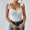 Macacão feminino com suspensório renda folha de lótus floral modelador corporal alças sexy costas bonitas pode ser usado como peça externa espartilho