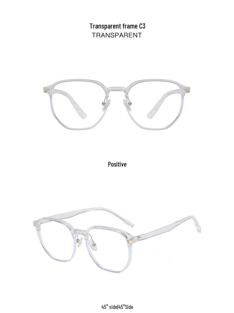 Japanese Ultralight Full-Rim Anti-Blue Light Glasses - Non-Prescription, Prescription-Friendly Frames for Men and Women (Model 9906)