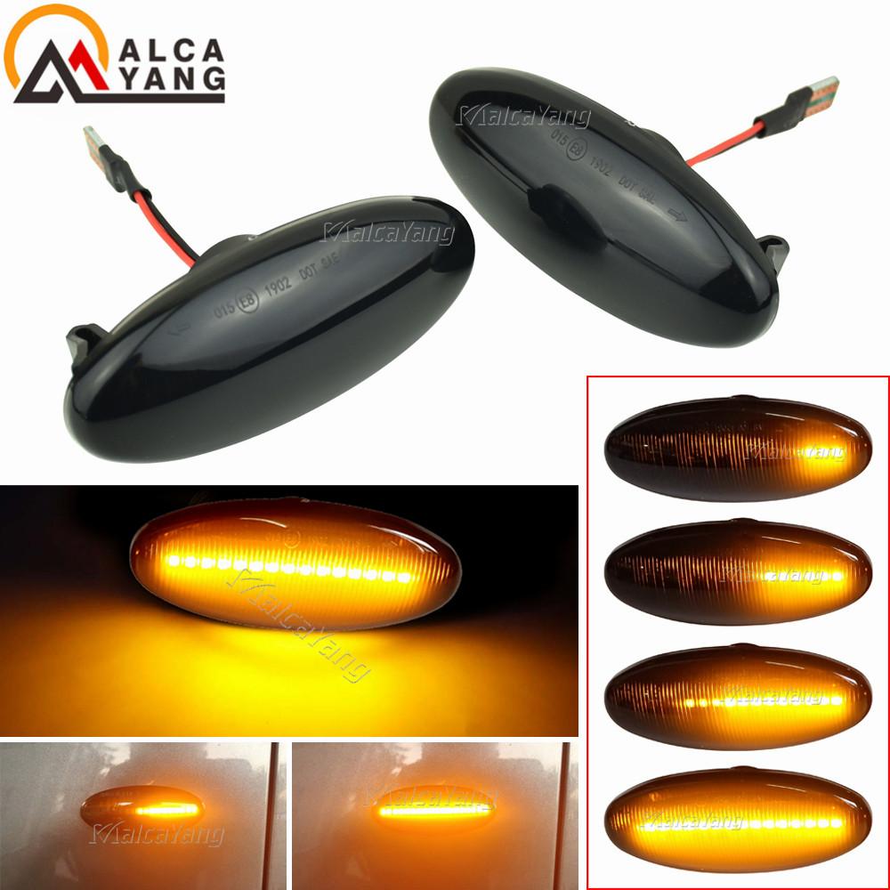 LED Dynamic Fender Side Marker Turn Signal Light for Nissan NV200 NV400 NP300 Leaf Micra Cube Note Dualis March Tiida X-T