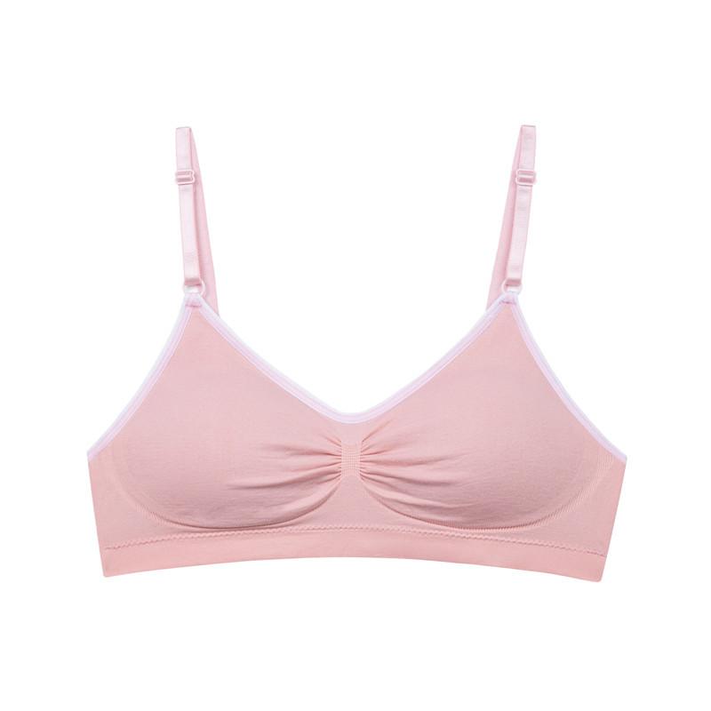 

Красивое нижнее белье для девочек сзади, слинг без стального обода, жилет, собирающий ударопрочный спортивный бюстгальтер для бега и йоги L/XL (110-75 kg) розовый