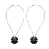 2pcs Heavy-Duty Magnetic Curtain Tie Backs for Curtains & Sheers Decorative Metal Magnetic Holders, for Living Room & Bedroom, Magnetic Clips