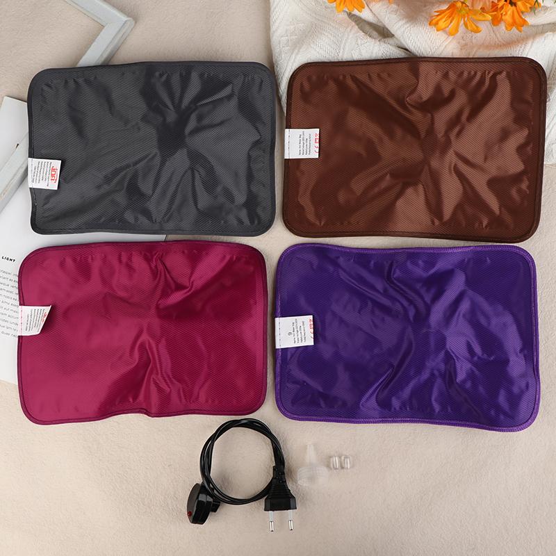 Eu/Us Plug Rechargeable Electric Hot Water Bottle Reusable Hand Warmer Heater Bag For Winter Hot Water Bottle Random Color