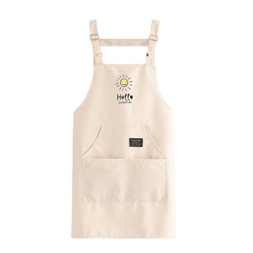 Sleeveless Chef Apron Canvas Cooking Baking Bibs Multipurpose Kitchen Apron  for Cooks and Servers