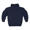 Men's and Women's Autumn and Winter Tops, Fashionable Letter Printed Zipper Hooded Sweatshirt, Sports Casual Loose Hooded