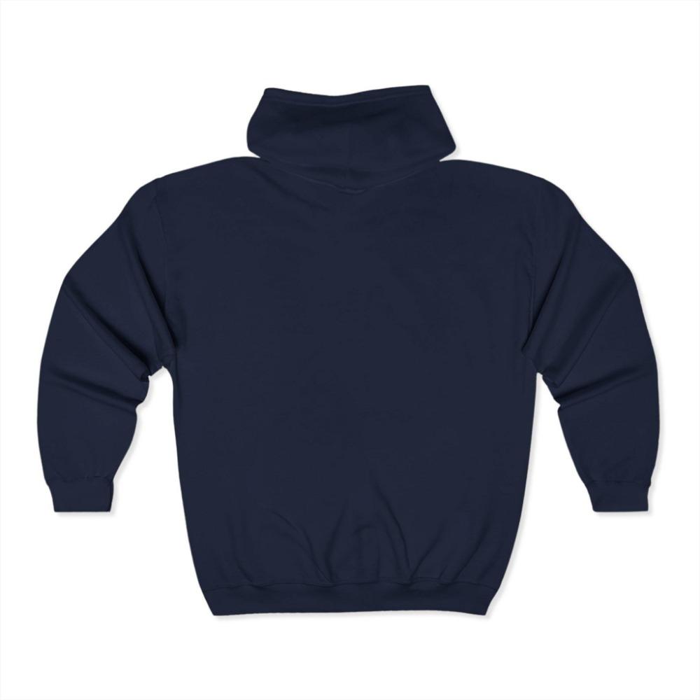Men's and Women's Autumn and Winter Tops, Fashionable Letter Printed Zipper Hooded Sweatshirt, Sports Casual Loose Hooded