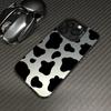 Black Leopard Print Electroplate Phone Case For Samsung Galaxy S25 Ultra S24 S23 S22 S21 S20 Plus FE A15 A35 A54 A55 Hard Cove