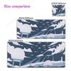 Space Mouse Pad Company Desk Mat Aesthetics 90x40 80x30 Pc Accessories Laptop Pad Large Table Mat Keyboard Deskmats Blue Office
