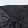 Silk Satin Texture Top & High-Waisted Pants Set