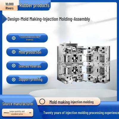 ABS PP Nylon Custom Injection Molded Plastic Shell Parts