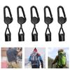 5Pcs Portable Anti Loss Lighter Case Retractable Lighter Holder with Quick Releas Carabiner Clip For Hiking Camping