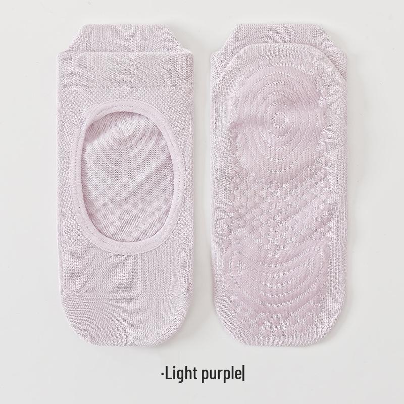 

Spring/Summer 2026 Women s Backless Non-Slip Split-Toe Yoga Socks - Full-Toe Fitness Short Socks One Size світло-фіолетового кольору
