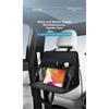 On-the-go Work Black Steering Wheel Tray Laptop Stand Leather Construction Multi-function Use Secure Fastening
