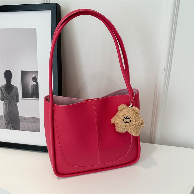 Fashionable Spring 2024 Street-style Womens Tote Bag In Black Green Pink White