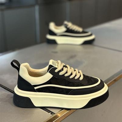 Light Luxury Mens Board Shoes  Spring New Fashion Versatile Casual Shoes Thick Sole Heightening Casual Sports Shoes Men