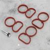 Intake Manifold Swirl Flap Delete Blank Plug Bung with Gaskets Fits for 1 Series E81 E87 E88  N47