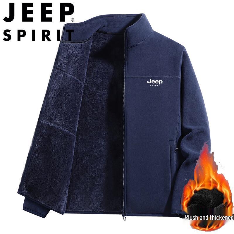 

Чоловіча куртка JEEP SPIRIT з флісовою підкладкою та коміром-стійкою 5XL