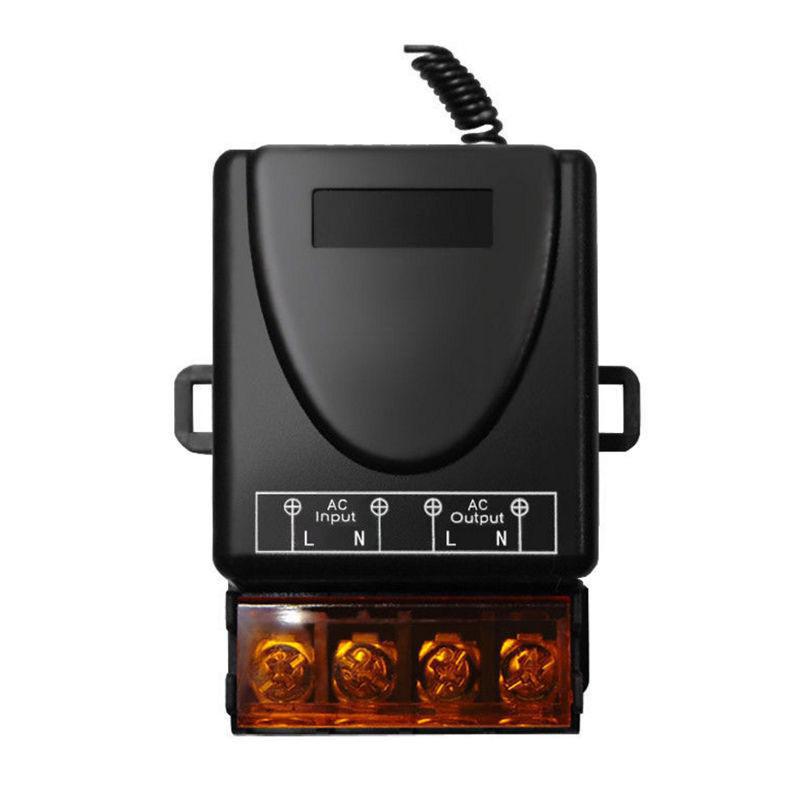 High-Power 220V Wireless Remote-Control Intelligent Motor Power Supply and Water Pump Switch, 30A 433MHz
