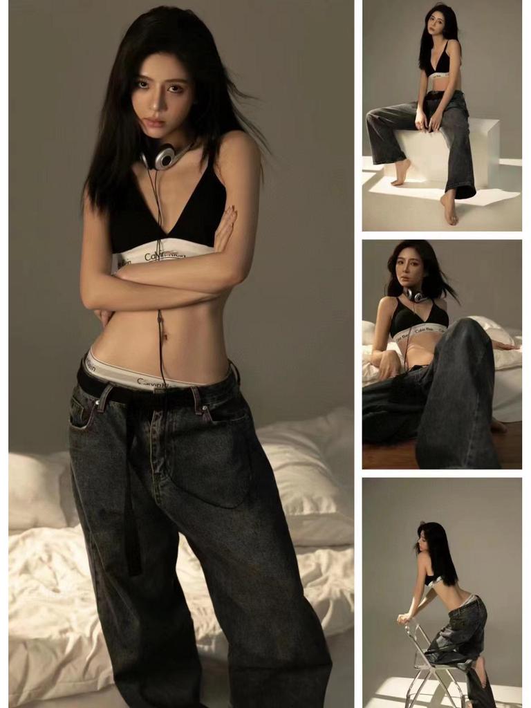 Original Label Women's Cotton Sports Bra & Underwear Set