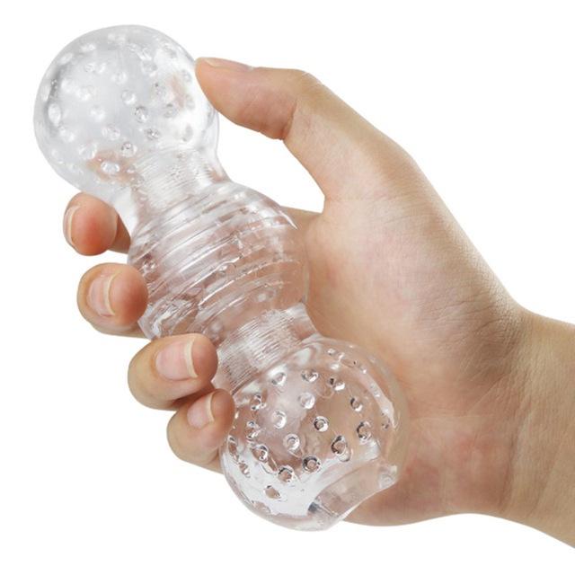 Male Masturbator Transparent Penis Trainer Sex Toys For Men Masturbatings Erotic Products Adult Toys