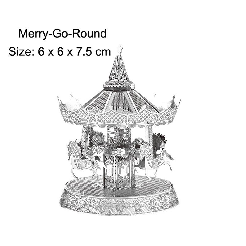 World Architecture Ii 3D Metal Puzzle Model Diy Laser Cut Jigsaw Model For Adult Kid Educational Toys Desktop Decoration