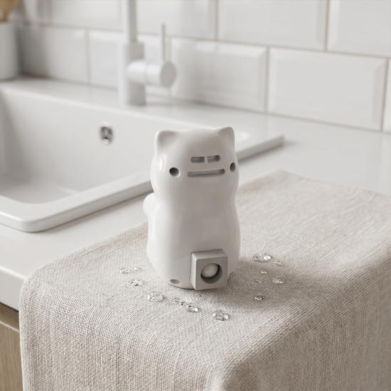 Cup Edge Clip-on Mini Fan Cartoon Animal Cooling Fan Rechargeable Cat Bear Shaped Hot Drinks Coffee Tea Meals Dishware Food Cooler Fan