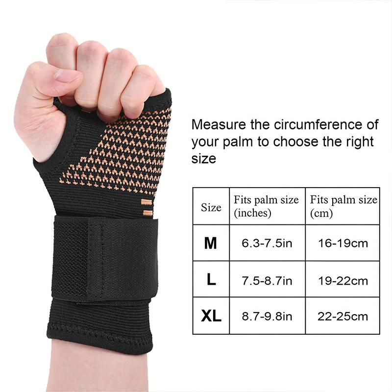 1Pc Professional Lifting Wrist Straps Sports Compression Wrist Guard Arthritis Brace Support Sleeve