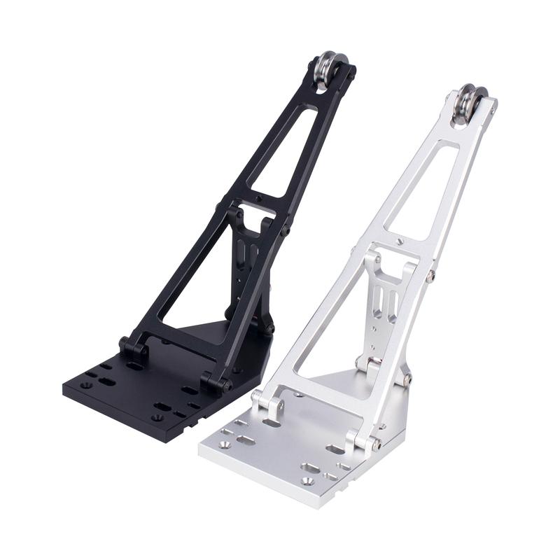 Aluminium 1/10 Scale Winch Truck/Tow Truck Crane Arm Kit Simulation for RC Crawler Axial Capra 1.9UTB Trail Buggy Upgrade Parts